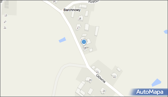 Barchnowy, Główna, 19, mapa Barchnowy