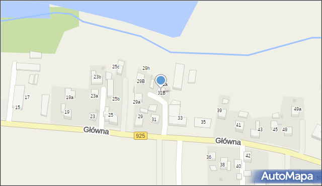 Bełk, Główna, 31B, mapa Bełk