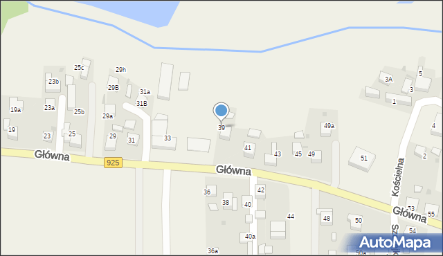 Bełk, Główna, 39, mapa Bełk