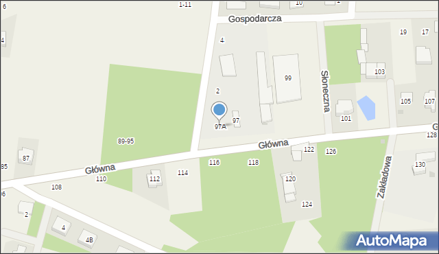 Biskupice, Główna, 97A, mapa Biskupice