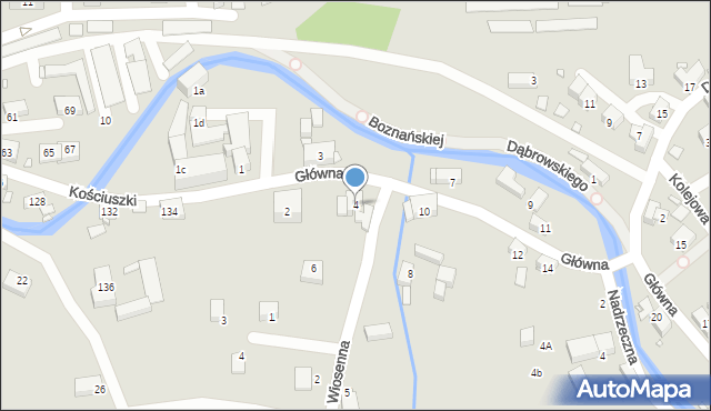 Bogatynia, Główna, 4, mapa Bogatynia