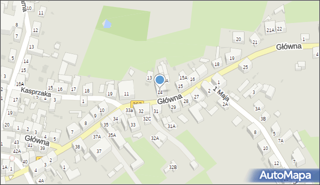 Boguszów-Gorce, Główna, 14, mapa Boguszów-Gorce