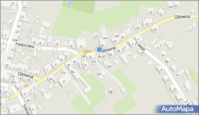 Boguszów-Gorce, Główna, 31, mapa Boguszów-Gorce