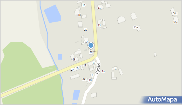 Brześć Kujawski, Głowackiego, 26, mapa Brześć Kujawski