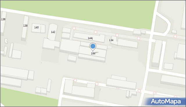Bydgoszcz, Glinki, 144, mapa Bydgoszczy