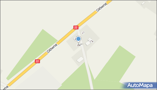 Bytonia, Główna, 19a, mapa Bytonia