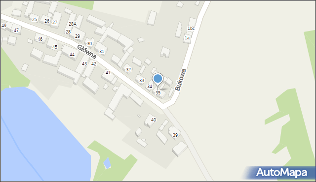 Chłopowo, Główna, 35, mapa Chłopowo