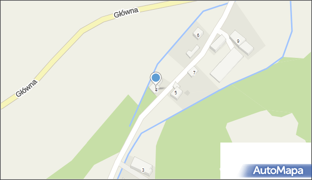 Chwaliszów, Główna, 4, mapa Chwaliszów