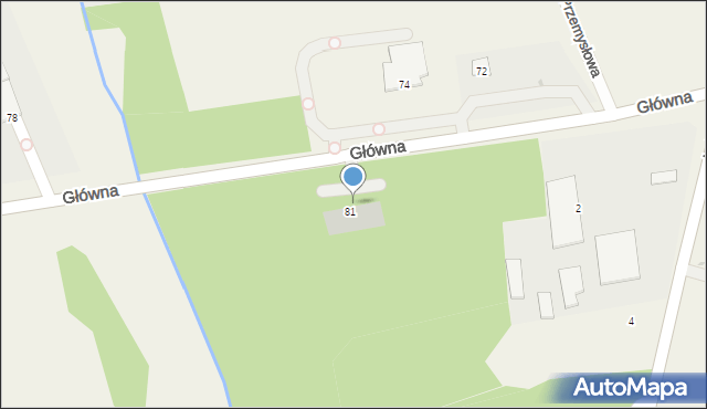 Chynów, Główna, 81, mapa Chynów