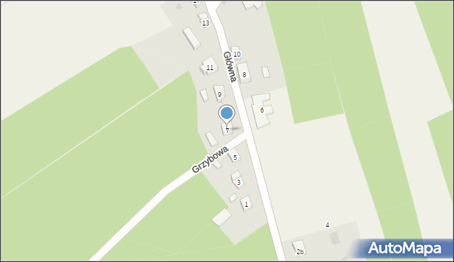 Cieciorka, Główna, 7, mapa Cieciorka