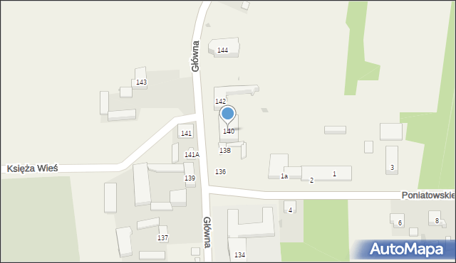 Czarnocin, Główna, 140, mapa Czarnocin