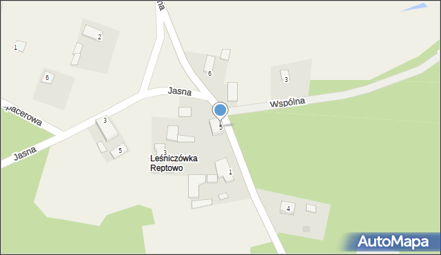 Czemlewo, Główna, 5, mapa Czemlewo