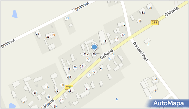 Czyczkowy, Główna, 20, mapa Czyczkowy