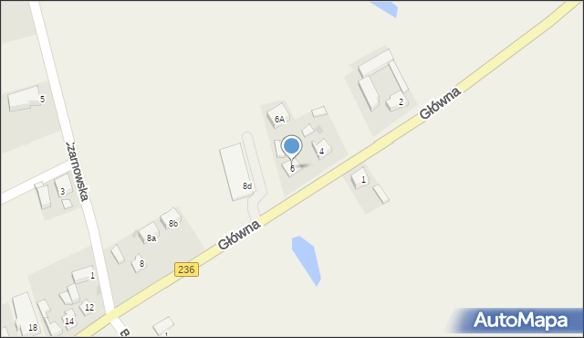 Czyczkowy, Główna, 6, mapa Czyczkowy