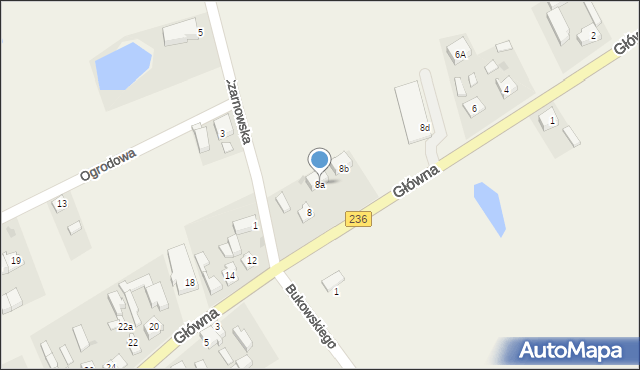 Czyczkowy, Główna, 8a, mapa Czyczkowy