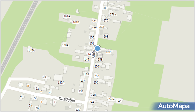 Dąbrowa Górnicza, Główna, 260, mapa Dąbrowa Górnicza