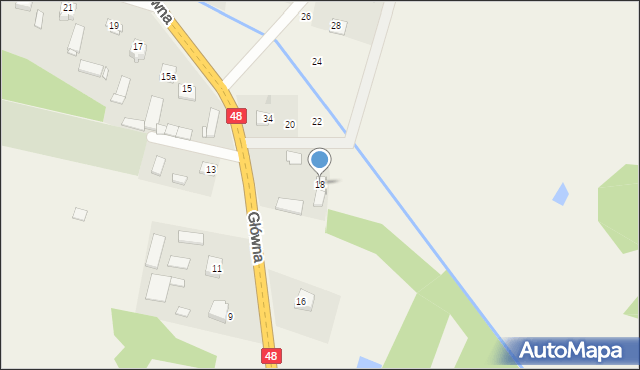 Dobieszyn, Główna, 18, mapa Dobieszyn