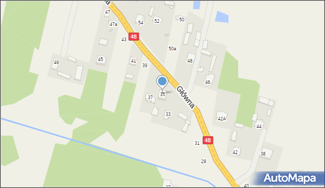 Dobieszyn, Główna, 35, mapa Dobieszyn