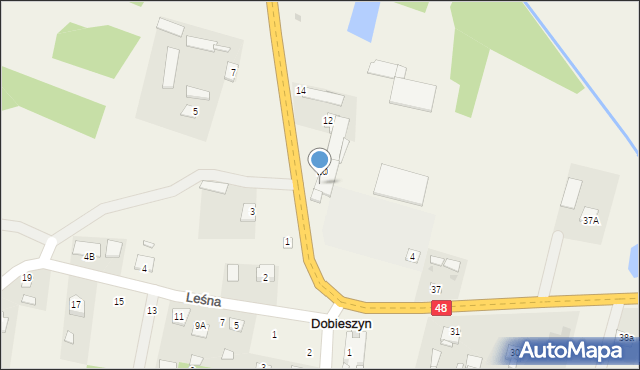 Dobieszyn, Główna, 8, mapa Dobieszyn