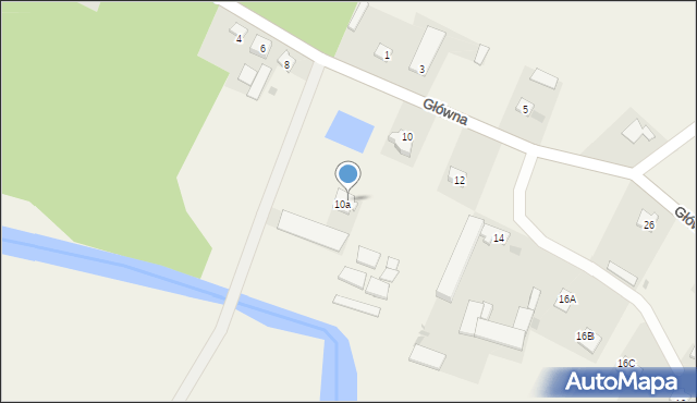 Drozdowo, Główna, 10, mapa Drozdowo