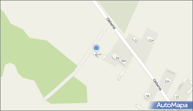 Drozdowo, Główna, 52, mapa Drozdowo