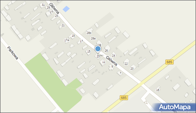 Dubicze Cerkiewne, Główna, 13, mapa Dubicze Cerkiewne