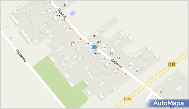 Dubicze Cerkiewne, Główna, 15, mapa Dubicze Cerkiewne