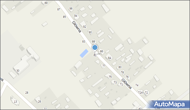 Dubicze Cerkiewne, Główna, 81, mapa Dubicze Cerkiewne