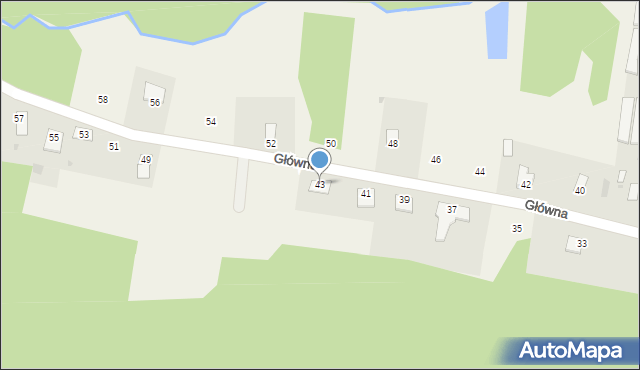 Fletnowo, Główna, 43, mapa Fletnowo