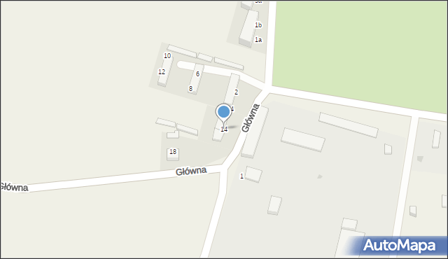 Gierałtowice, Główna, 14, mapa Gierałtowice