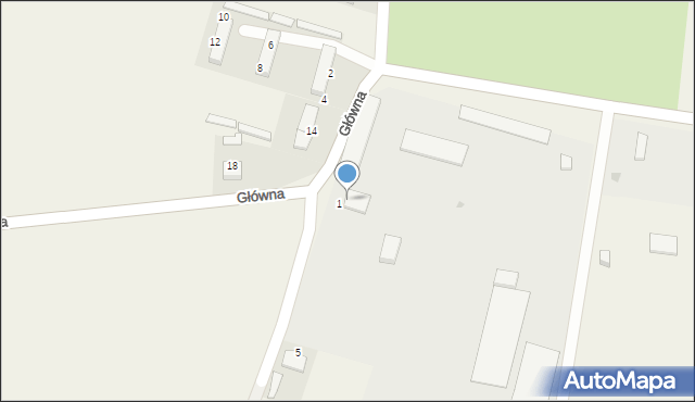 Gierałtowice, Główna, 3, mapa Gierałtowice