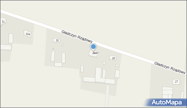 Gładczyn Rządowy, Gładczyn Rządowy, 29, mapa Gładczyn Rządowy