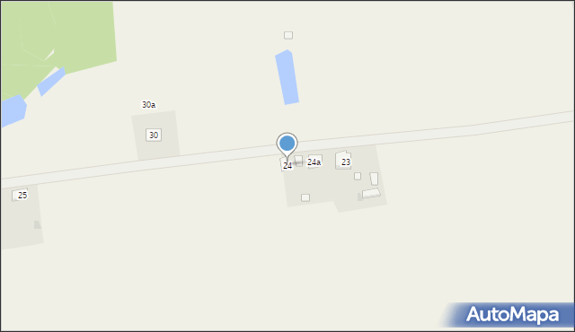 Gładczyn Szlachecki, Gładczyn Szlachecki, 24, mapa Gładczyn Szlachecki