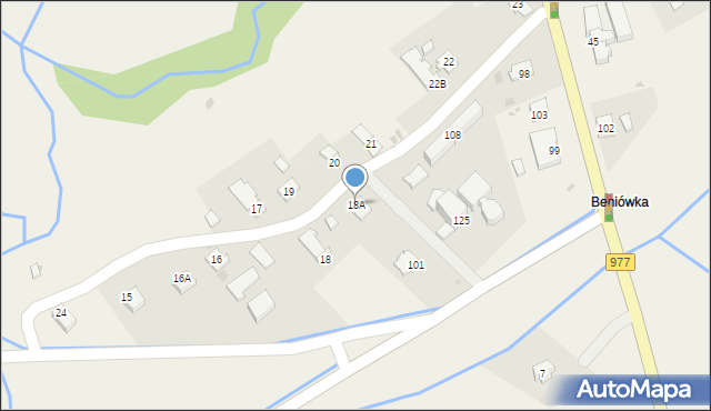 Gładyszów, Gładyszów, 18A, mapa Gładyszów