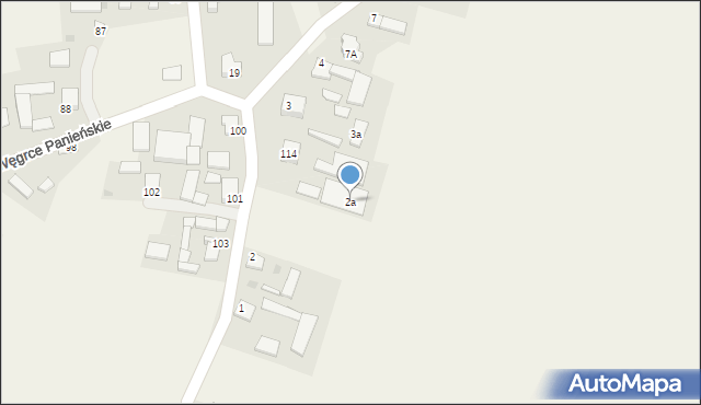 Głazów, Głazów, 2a, mapa Głazów