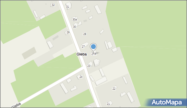 Gleba, Gleba, 27A, mapa Gleba