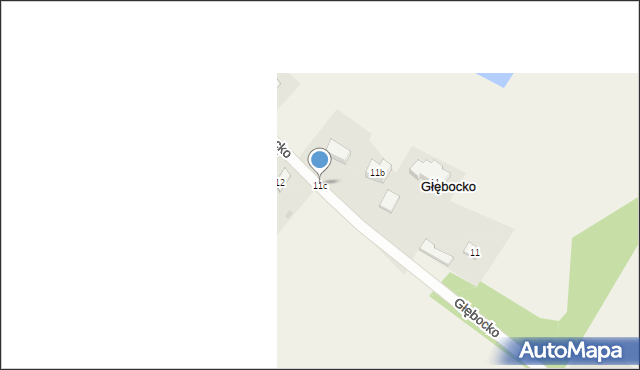 Głębocko, Głębocko, 11c, mapa Głębocko