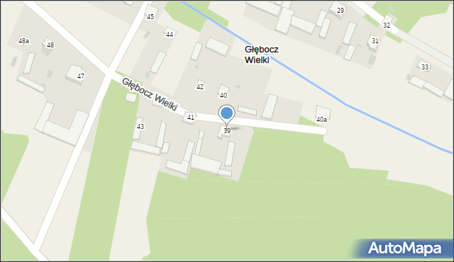 Głębocz Wielki, Głębocz Wielki, 39, mapa Głębocz Wielki