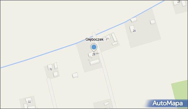 Głęboczek, Głęboczek, 28, mapa Głęboczek