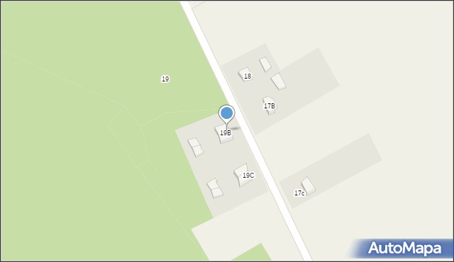Głęboki Bród, Głęboki Bród, 19b/1, mapa Głęboki Bród