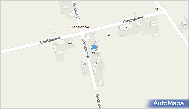 Gledzianów, Gledzianów, 18A, mapa Gledzianów