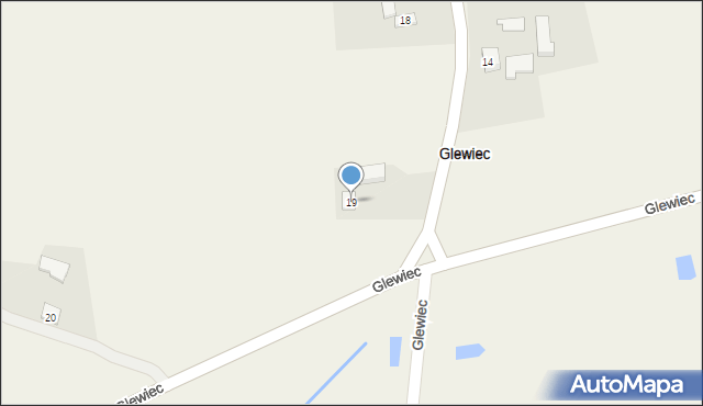 Glewiec, Glewiec, 19, mapa Glewiec