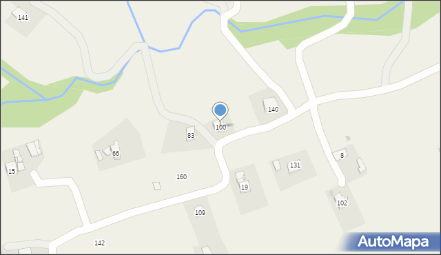 Glichów, Glichów, 100, mapa Glichów