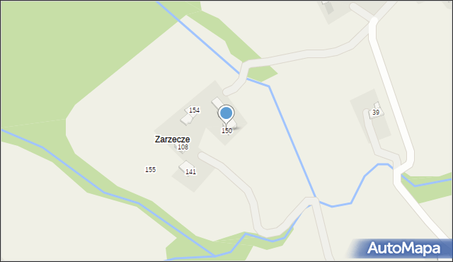 Glichów, Glichów, 150, mapa Glichów