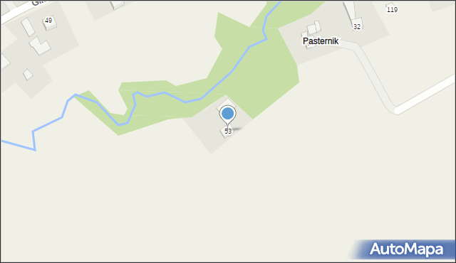 Glichów, Glichów, 53, mapa Glichów
