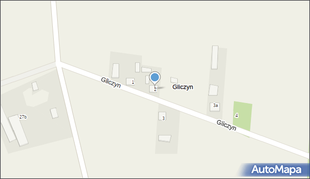 Gliczyn, Gliczyn, 2, mapa Gliczyn