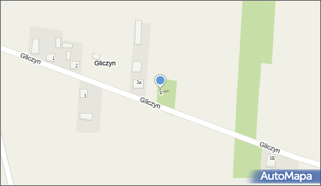 Gliczyn, Gliczyn, 4, mapa Gliczyn