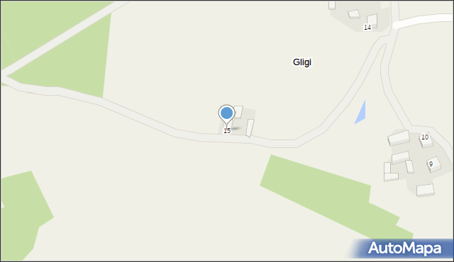 Gligi, Gligi, 15, mapa Gligi