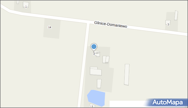 Glinice-Domaniewo, Glinice-Domaniewo, 2, mapa Glinice-Domaniewo