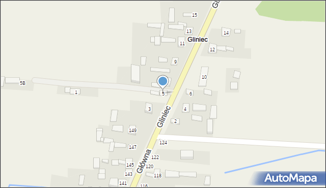 Gliniec, Gliniec, 5, mapa Gliniec